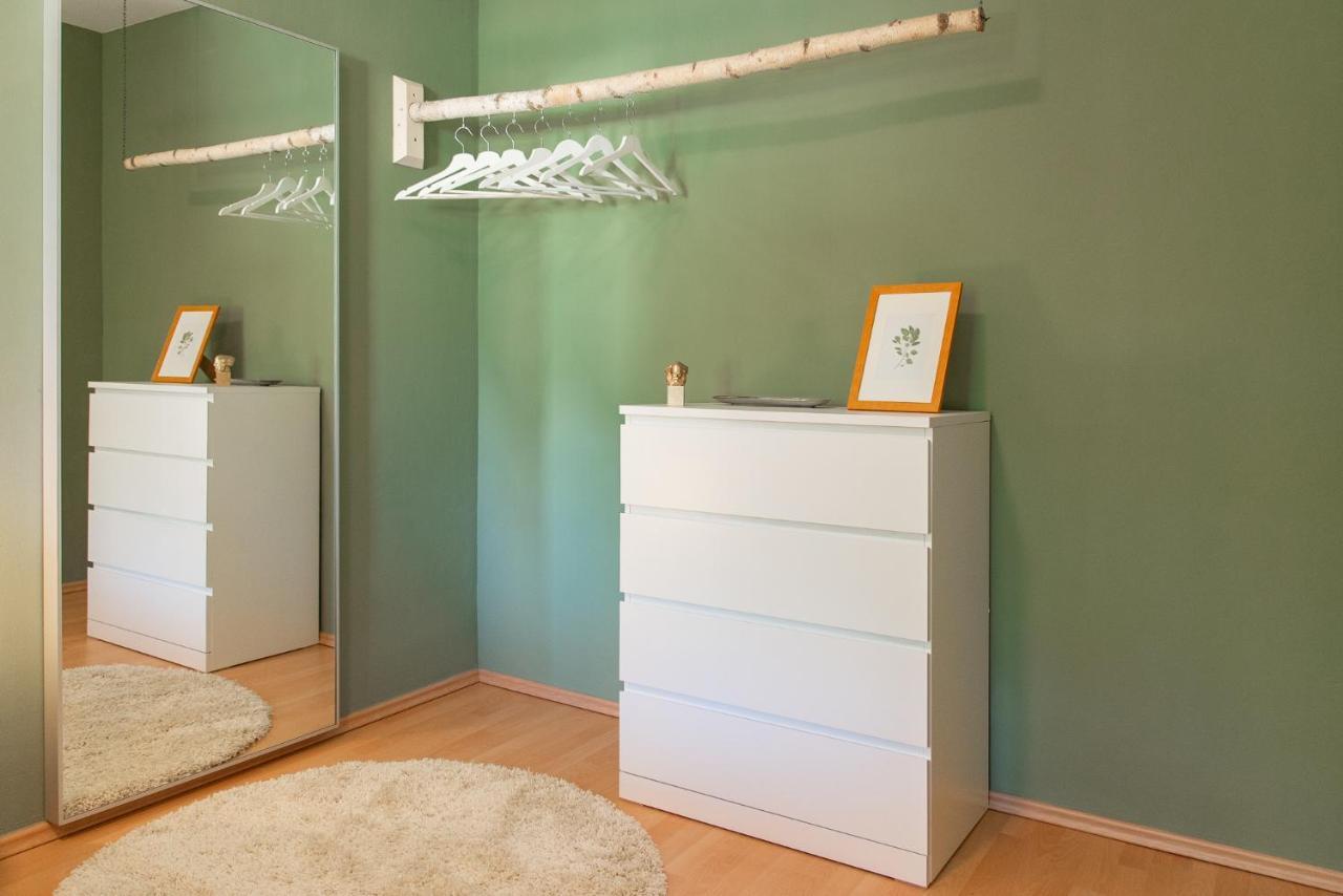 Stilvolles Apartment - Balkon, Netflix, Nespresso, Zentral, Messe Chemnitz Kültér fotó