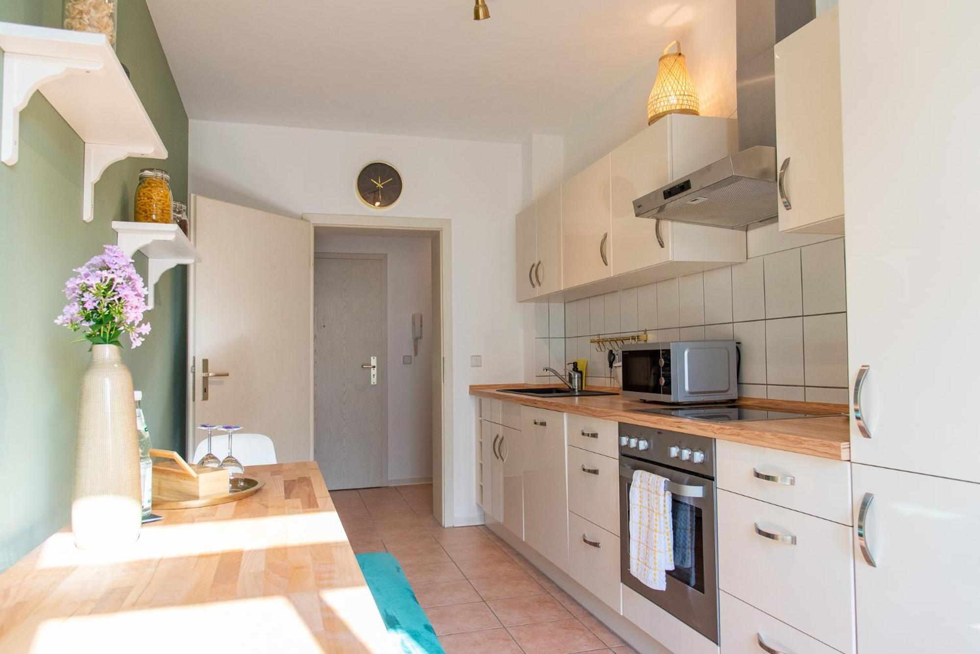 Stilvolles Apartment - Balkon, Netflix, Nespresso, Zentral, Messe Chemnitz Kültér fotó